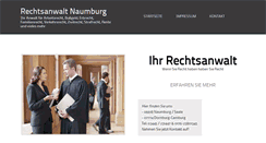 Desktop Screenshot of naumburg-anwalt.de